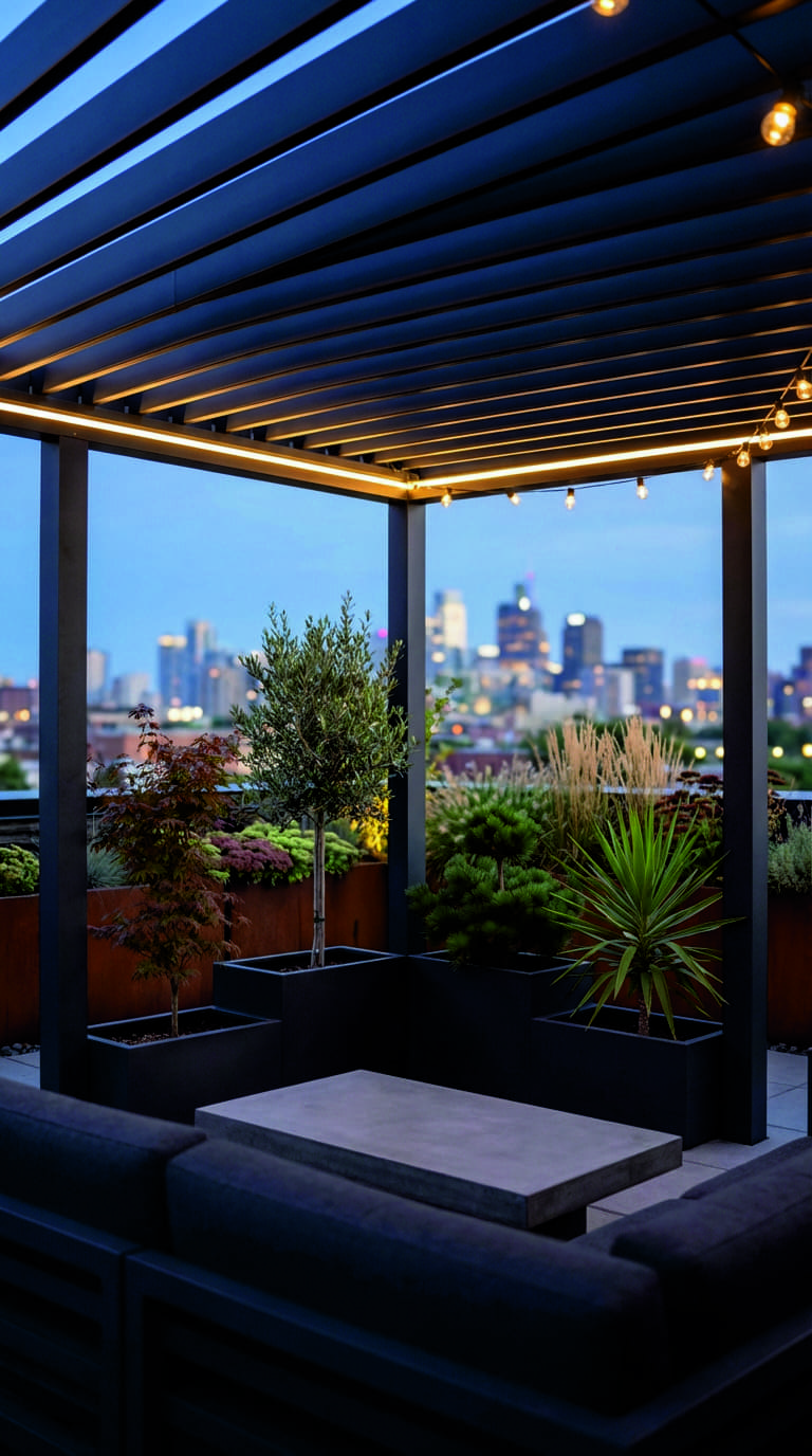 Freestanding pergola