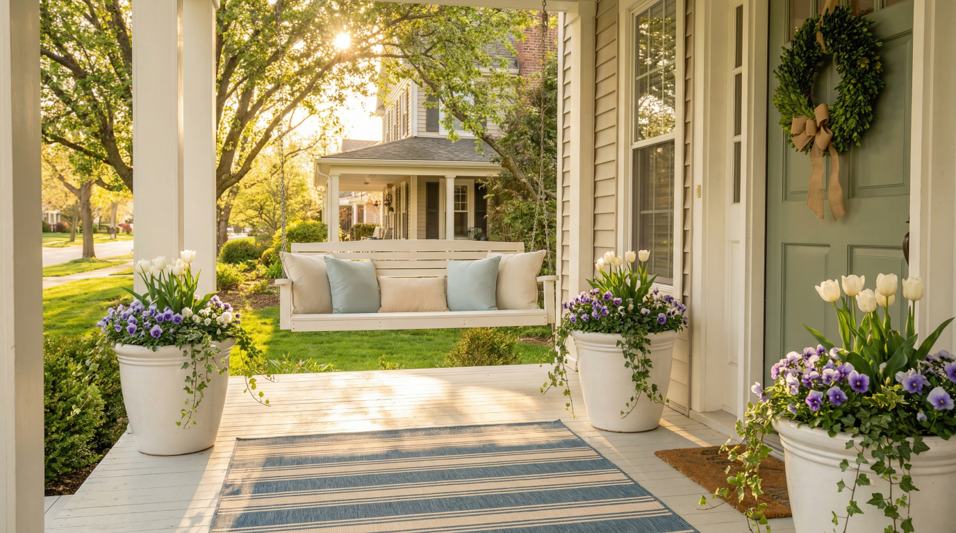 Spring Porch Styling: Easy Ideas for Every Budget & Size