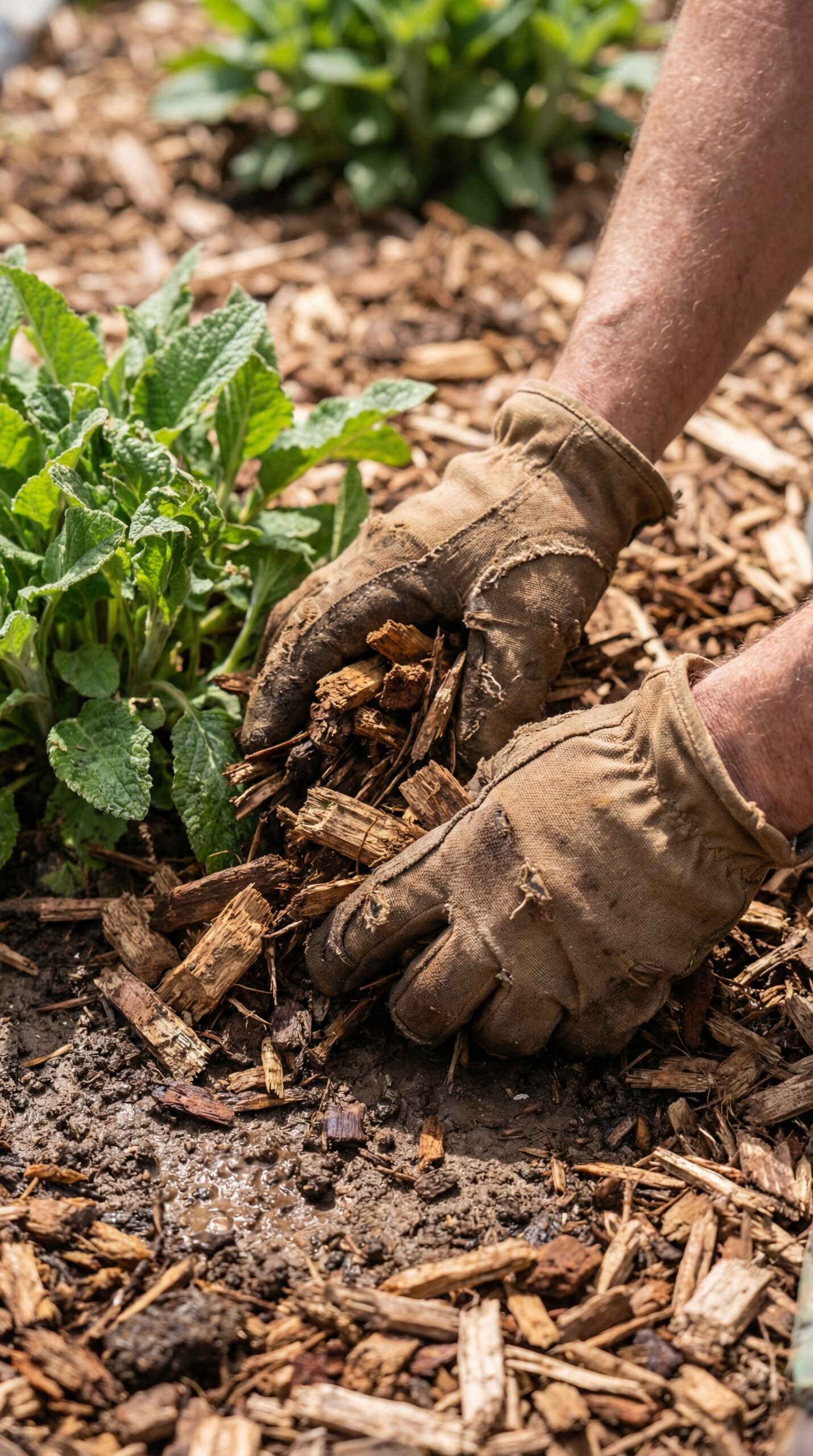 Sustainable Garden Ideas - Mulching