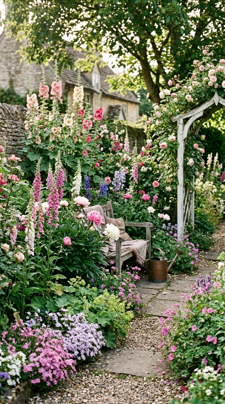 Cottage Garden Borders Full Sun