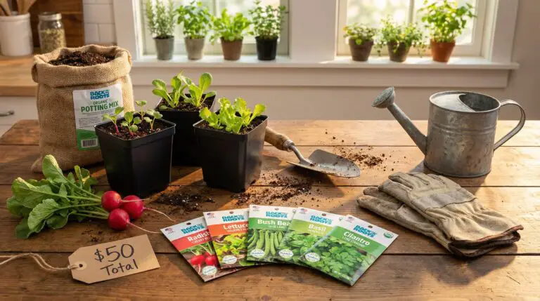 budget vegetable garden