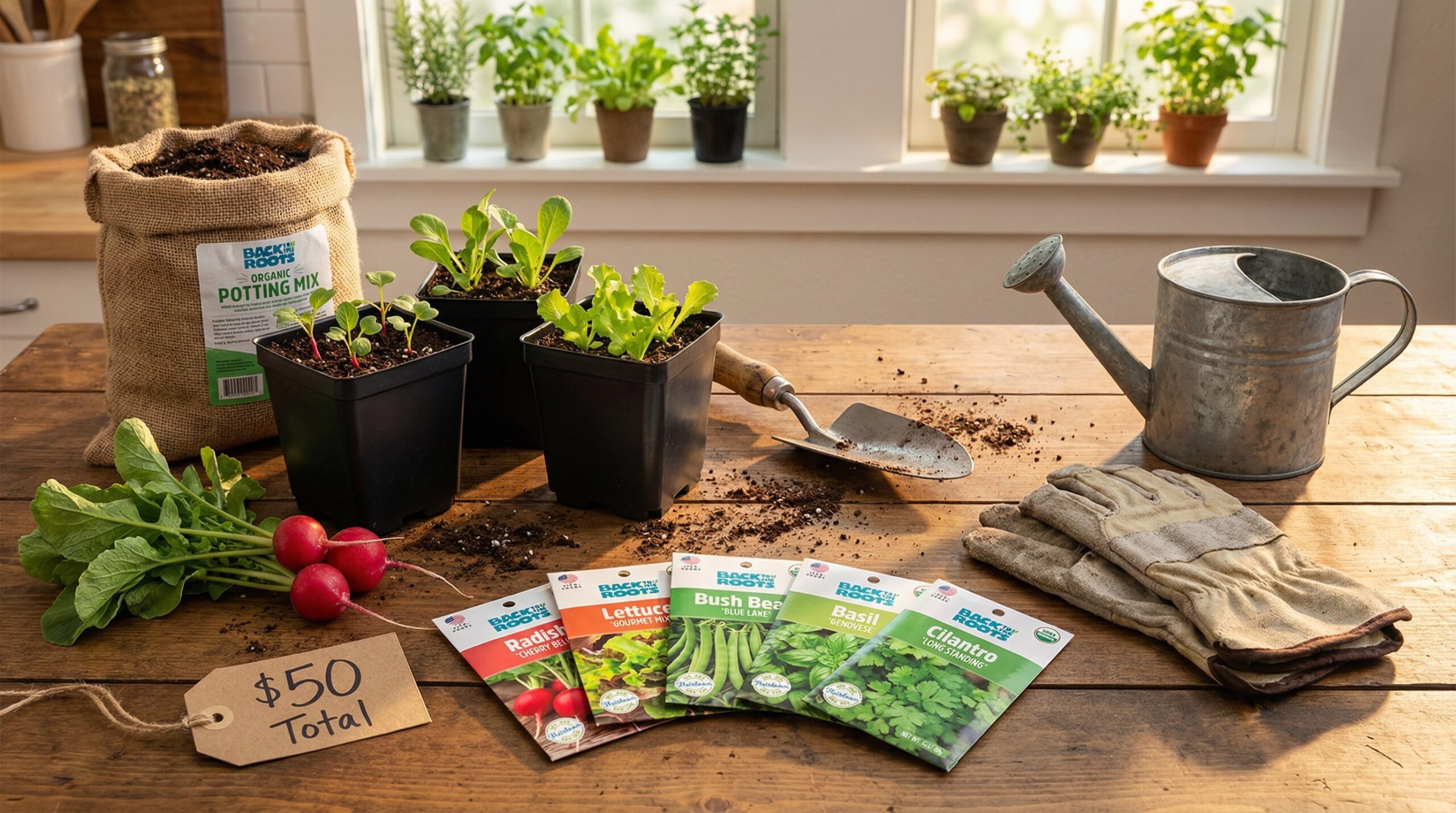 $50 Starter Veg Garden: What to Buy + What to Plant