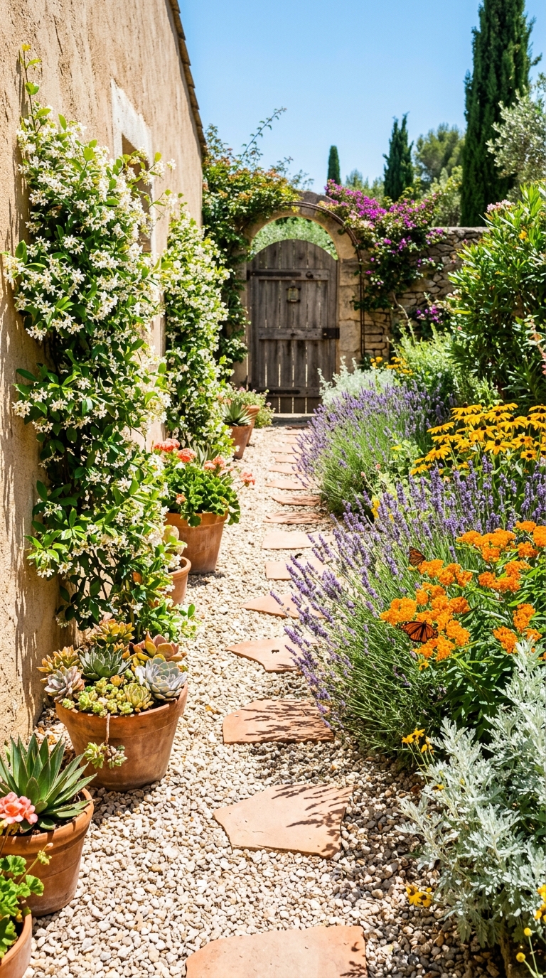 walkway flowers - full sun