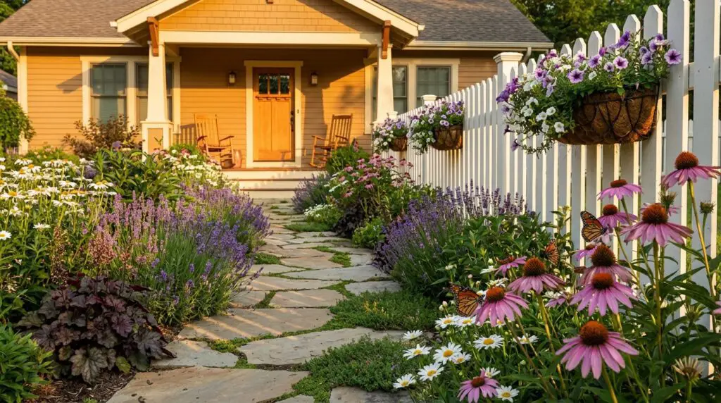 Stunning wildflower walkway