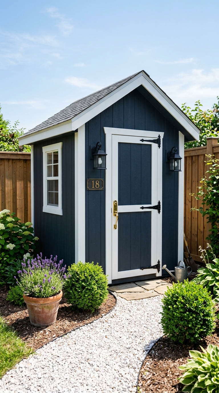 Garden Shed Decorating Ideas - Paint And Color