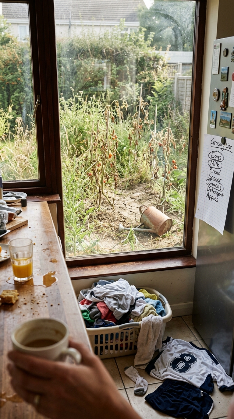 Neglected vegetable patch