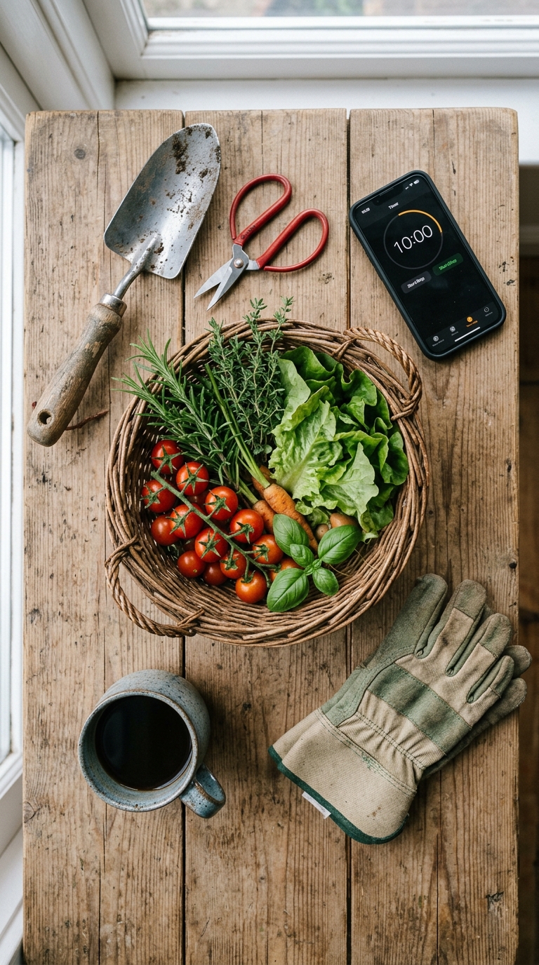 Low maintenance vegetable garden - The 10-minute-a-week veg patch routine