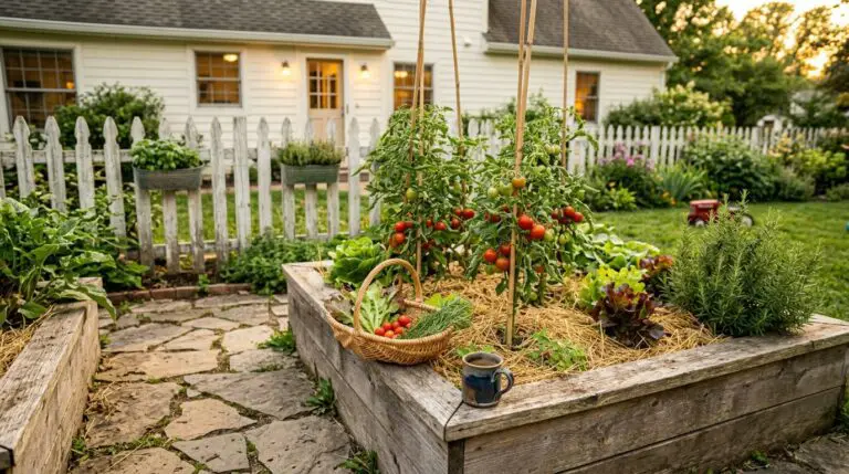 low maintenance vegetable garden
