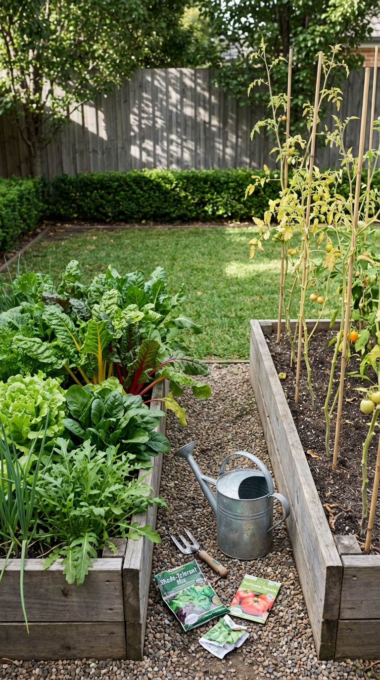Vegetables for partial shade