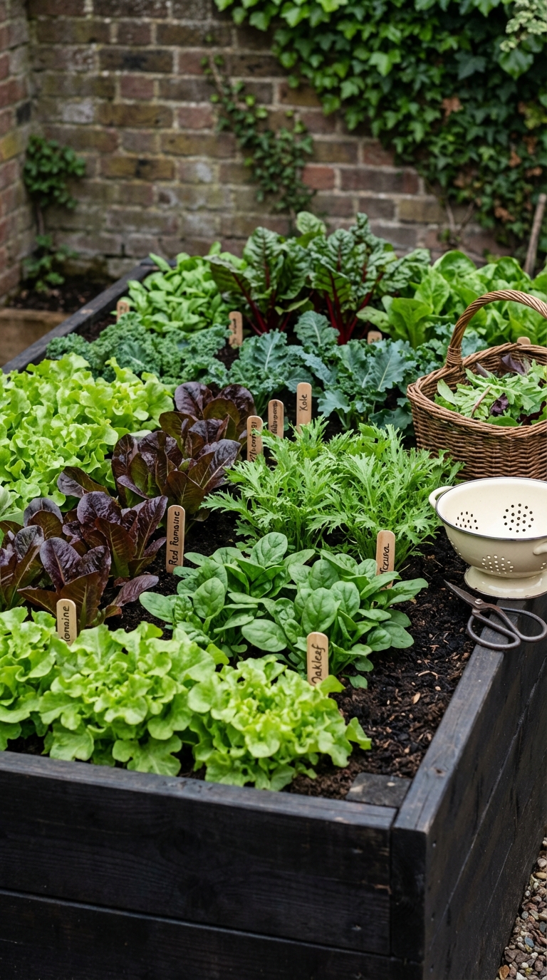 Vegetables for partial shade - leafy greens