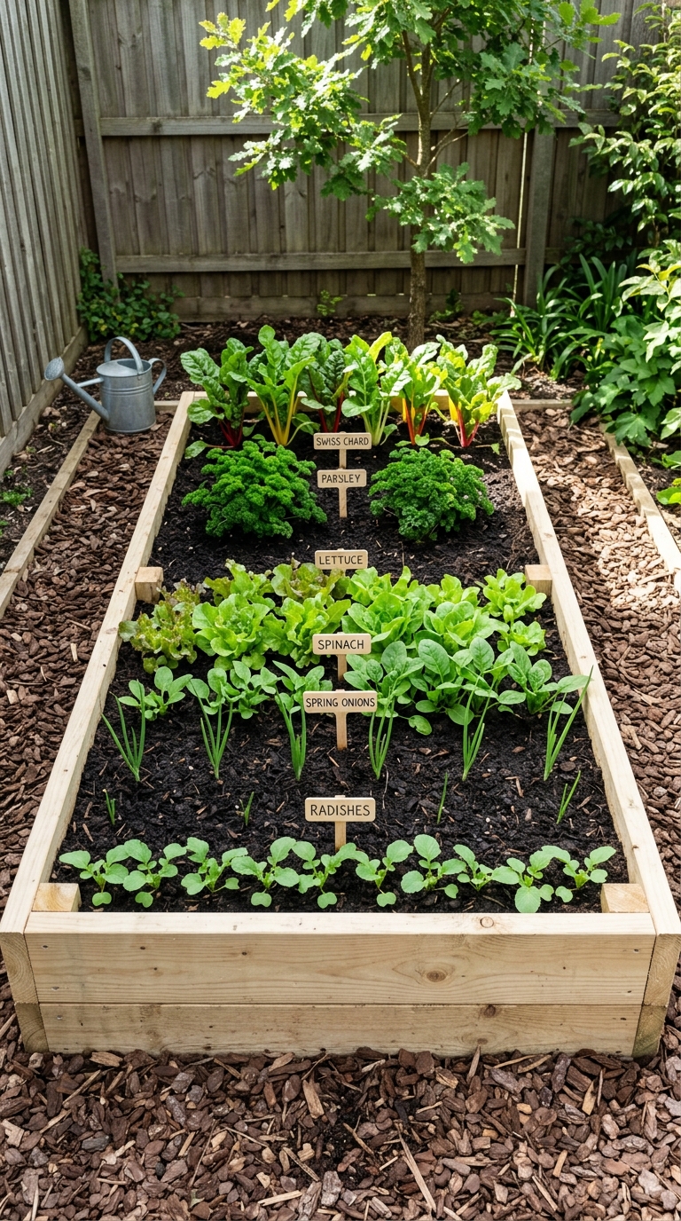 Vegetables for partial shade