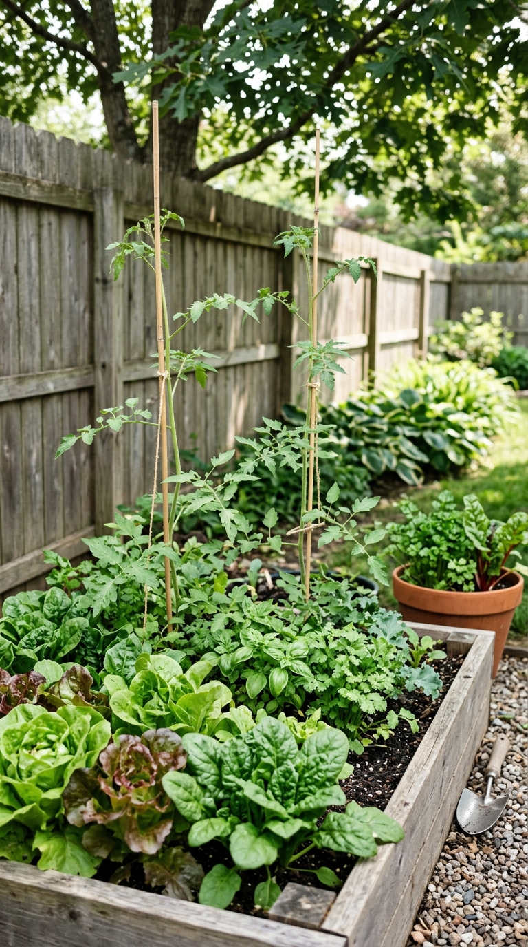 Vegetables for partial shade