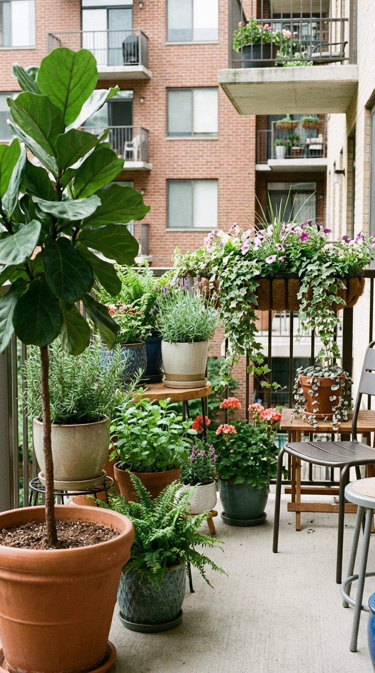Apartment Patio Plant Ideas