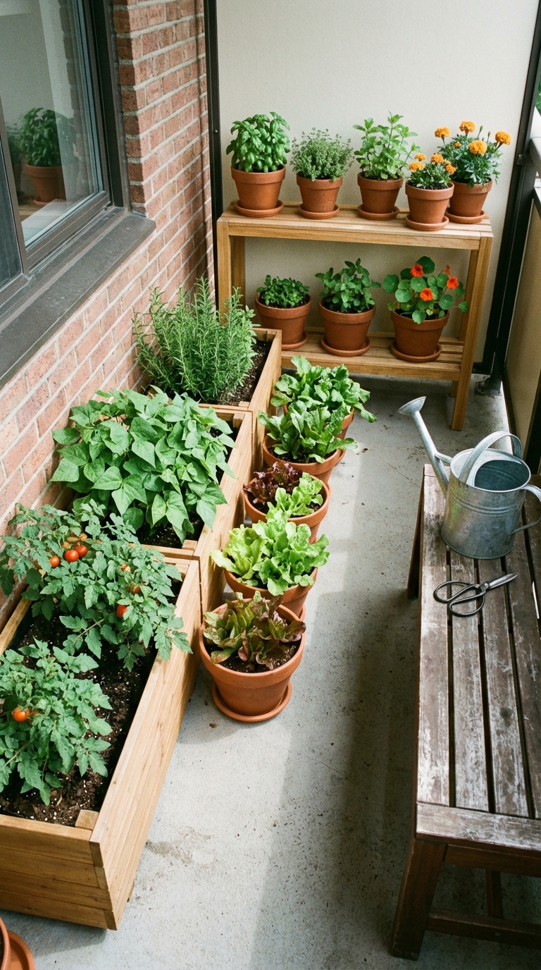 Apartment Patio Garden Ideas