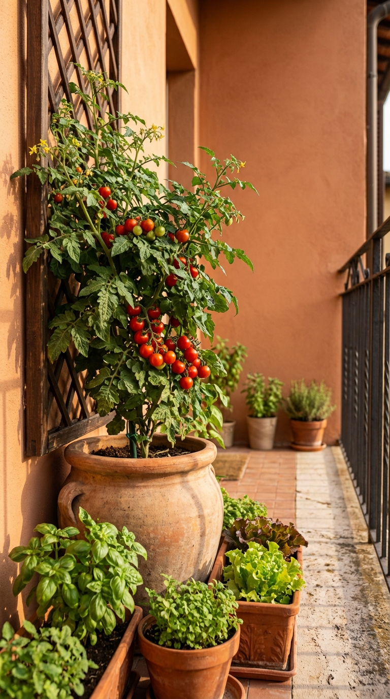 Edible Balcony Garden Blueprint