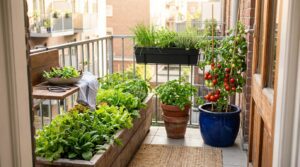 1m² Edible Balcony Garden Blueprint