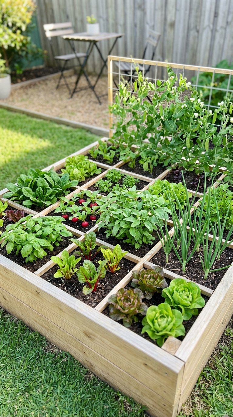 High-Yield Micro Vegetable Garden