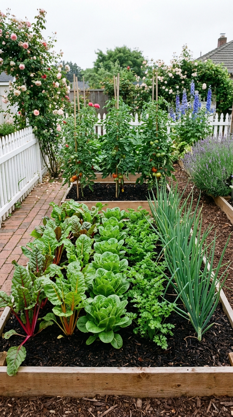 High-Yield Micro Vegetable Garden
