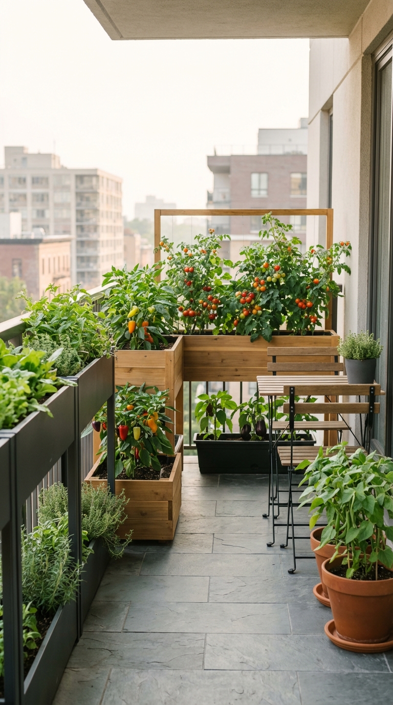 High-Yield Micro Vegetable Garden