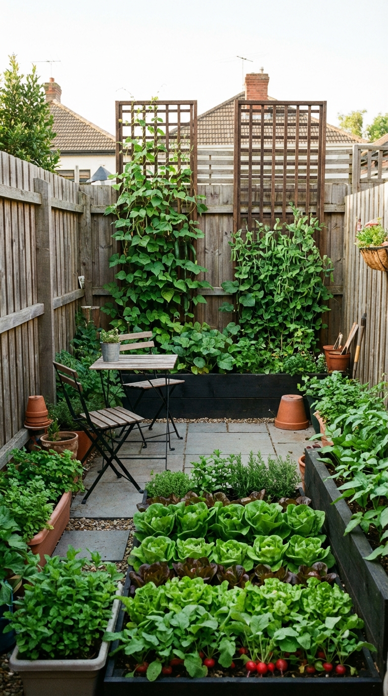 High-Yield Micro Vegetable Garden