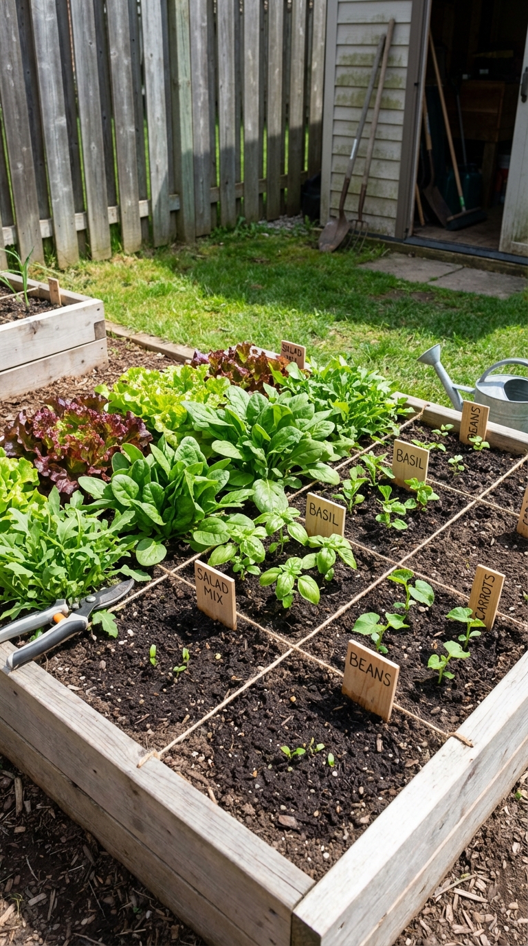 High-Yield Micro Vegetable Garden