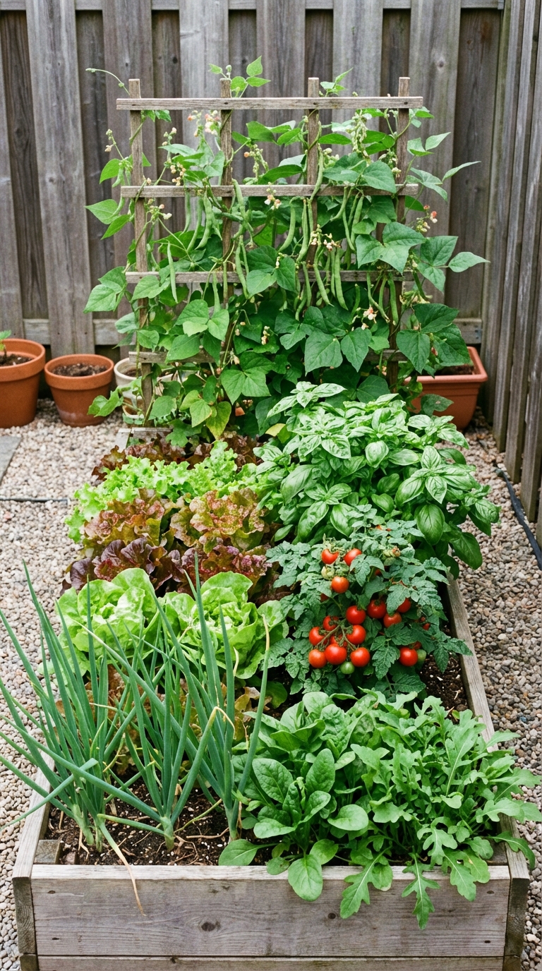 High-Yield Micro Vegetable Garden