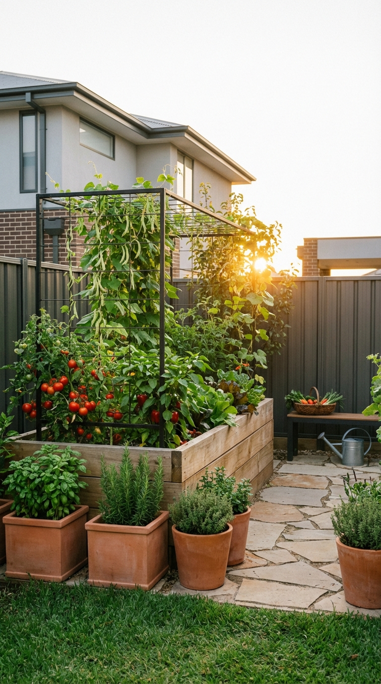 High-Yield Micro Vegetable Garden