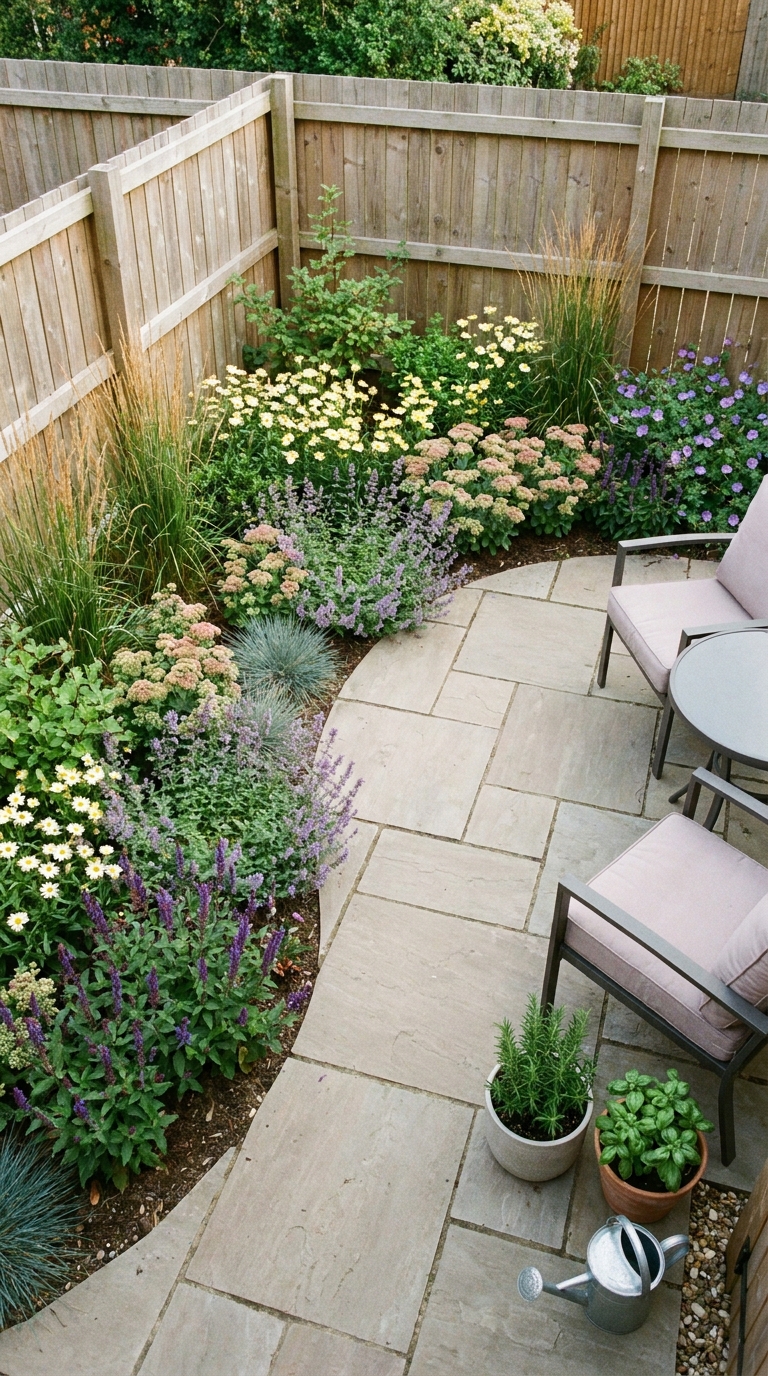 Small Backyard Low Maintenance Perennial Border
