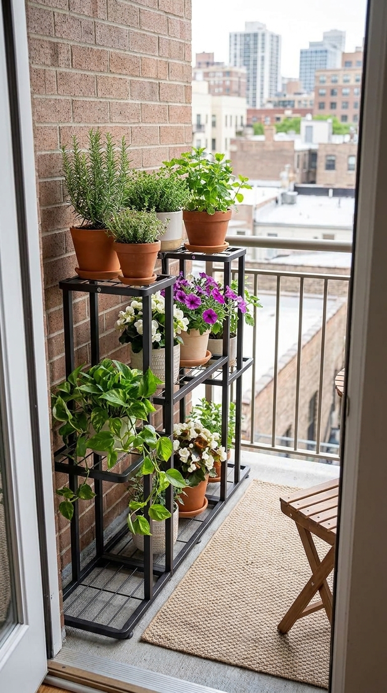 Outdoor Tiered Plant Holder