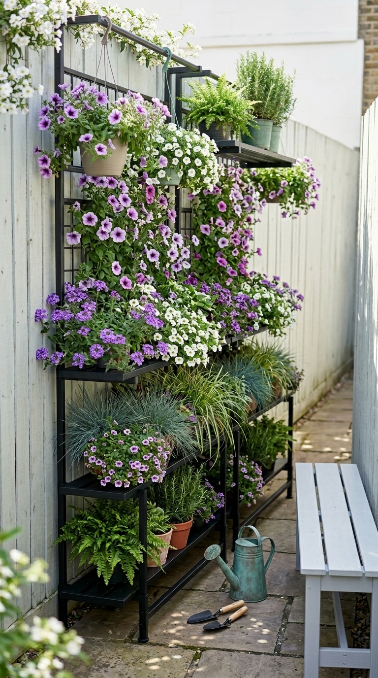 Plant Stand for a Taller Vertical Plant Display