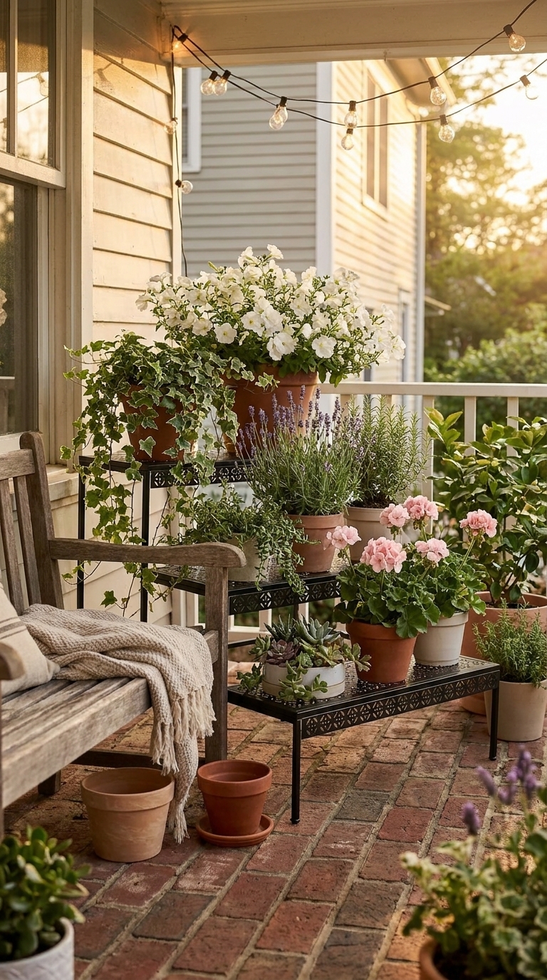 Outdoor Tiered Plant Holder