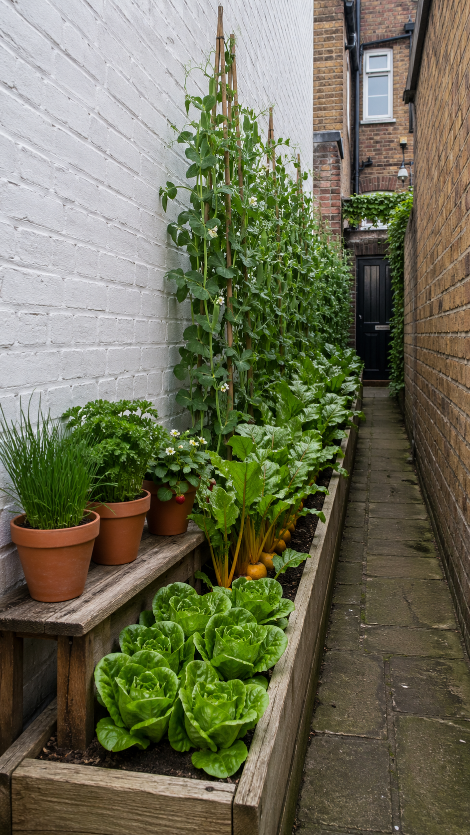 Small Vegetable Garden Design for Partial Shade 
