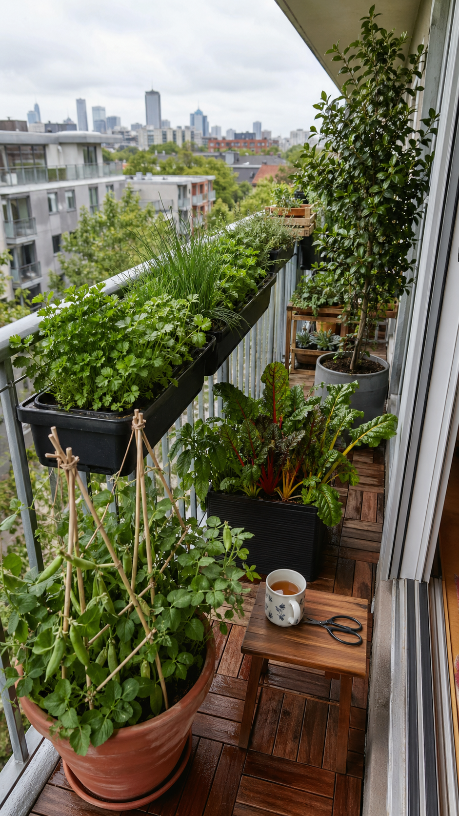 Balcony Vegetables Partial Shade 