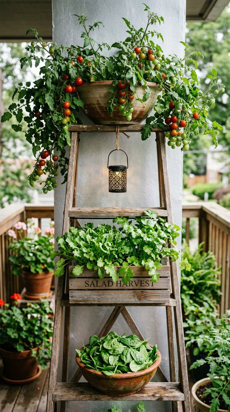 Edible Balcony Garden Low Light
