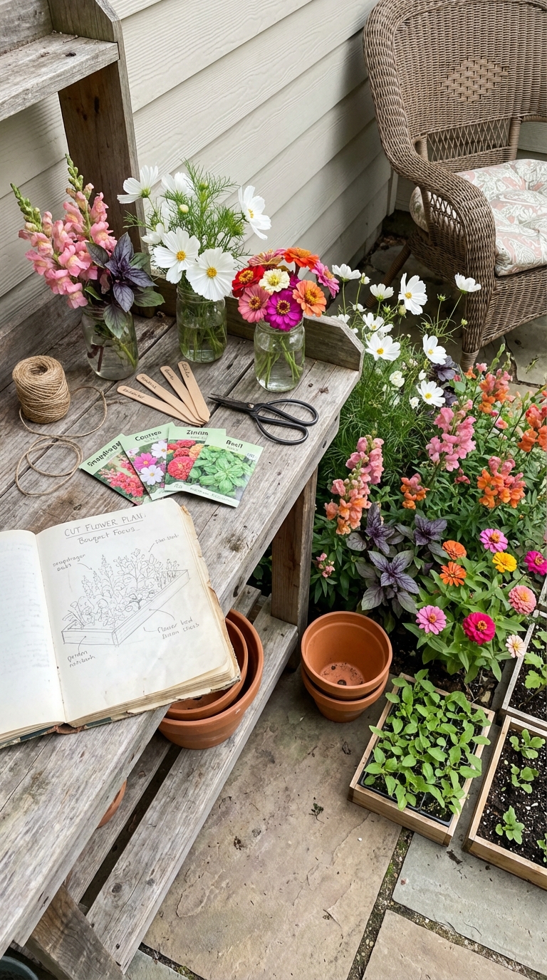 Small Cut Flower Garden Ideas