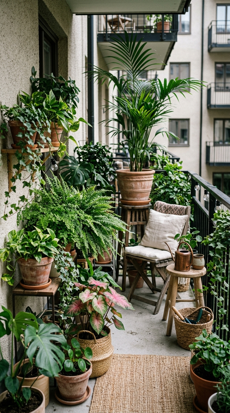 Boho Balcony Plant Ideas