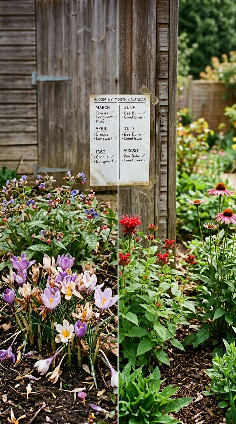 Seasonal Bloom Calendar for Pollinators