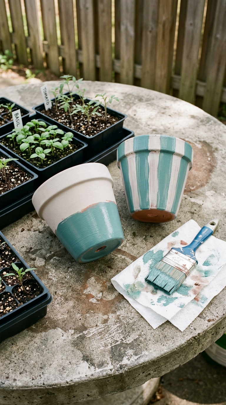 Beginner Pot Painting Projects