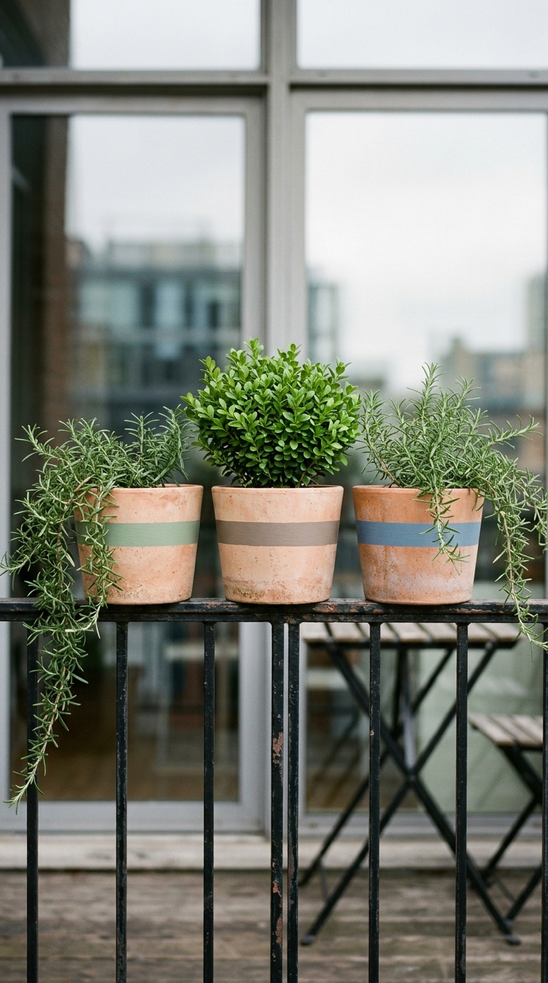 Minimalist Planter Painting