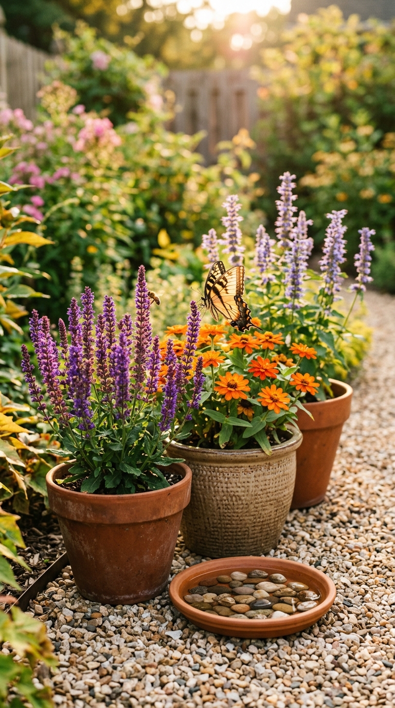 Pollinator Friendly Pot Plants
