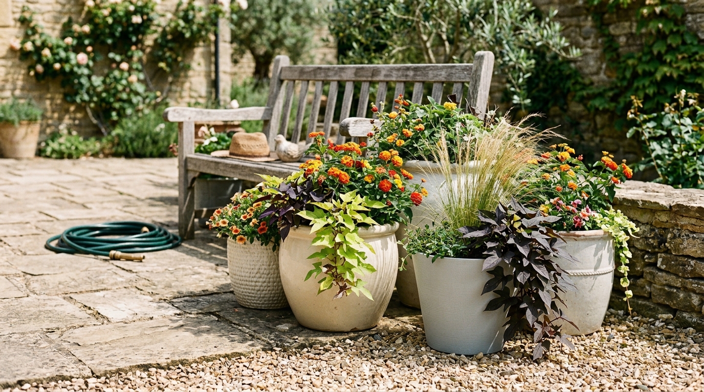 Full Sun Planter Ideas That Outsmart the Summer Heat