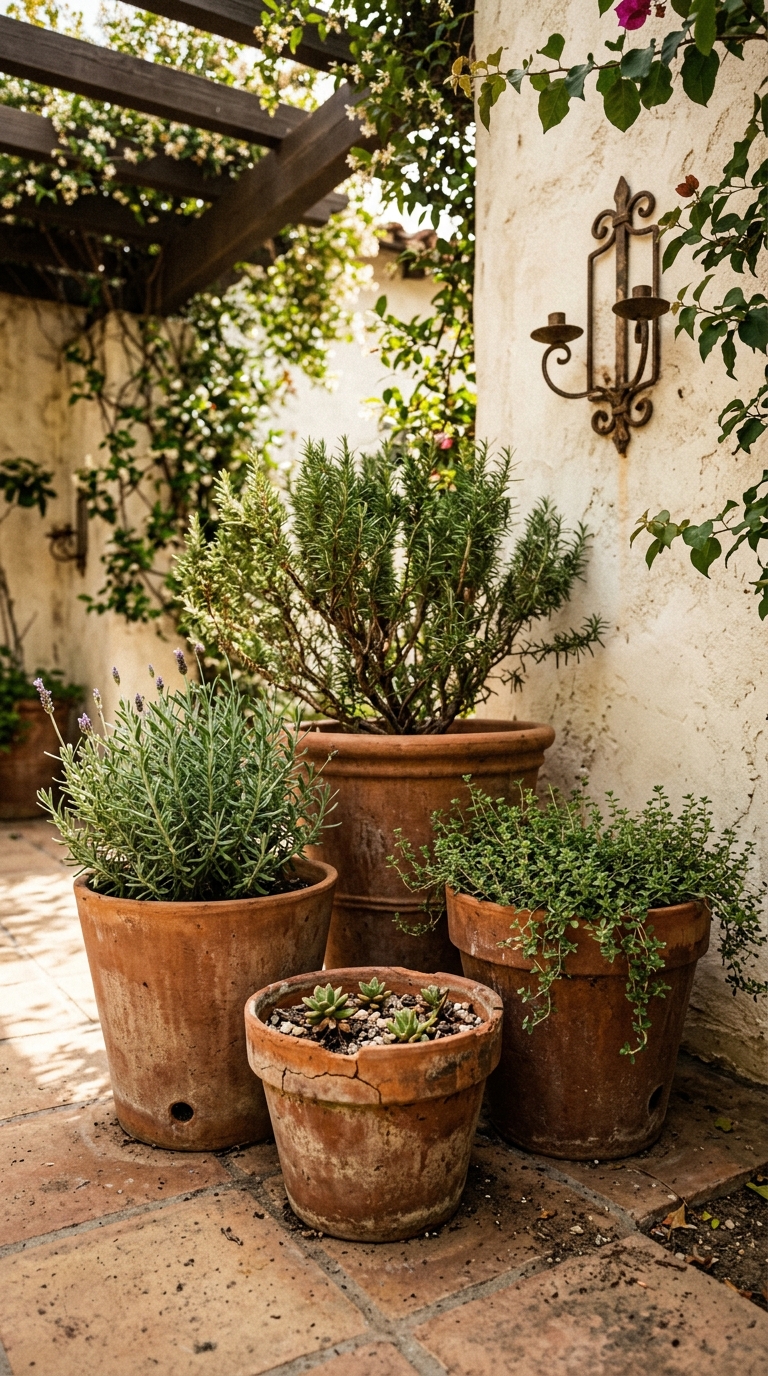 Terracotta Patio Planters