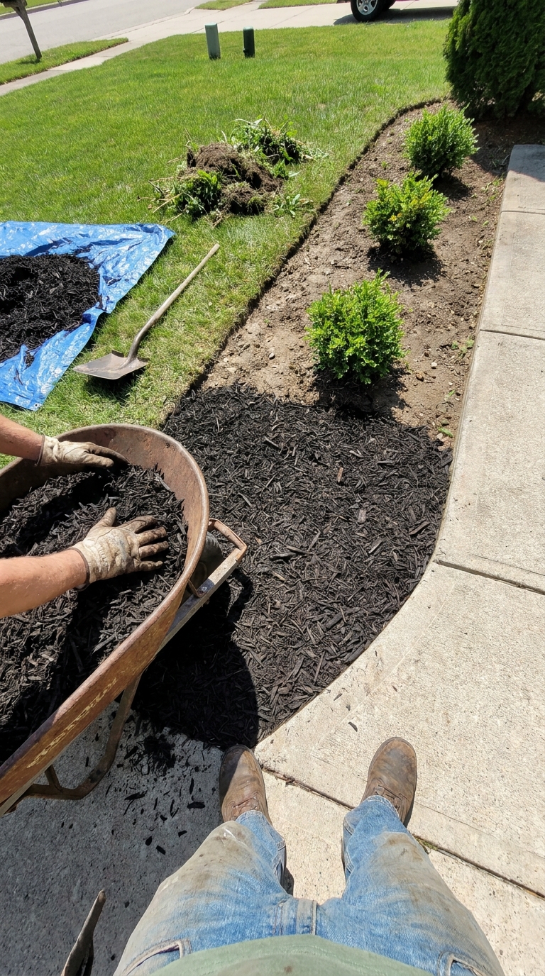 Simple Front Yard Makeover Under $1000