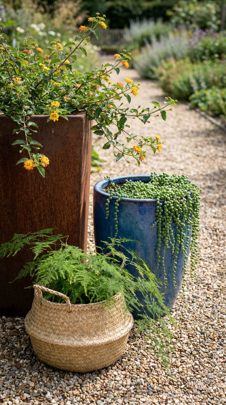 Cascading Spiller Plants for Containers