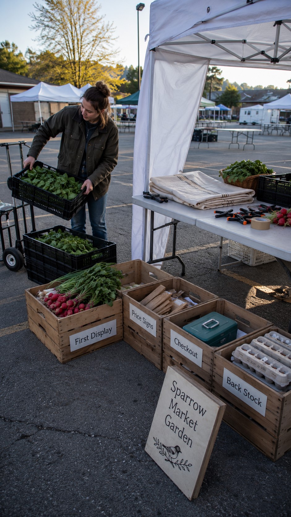 10 x 10 Farmers Market Booth Layout Ideas