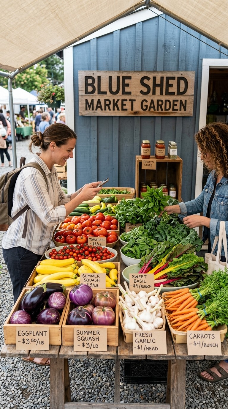 Farmers Market Table Layout