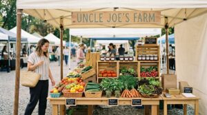 10 x 10 Farmers Market Booth Layout Ideas