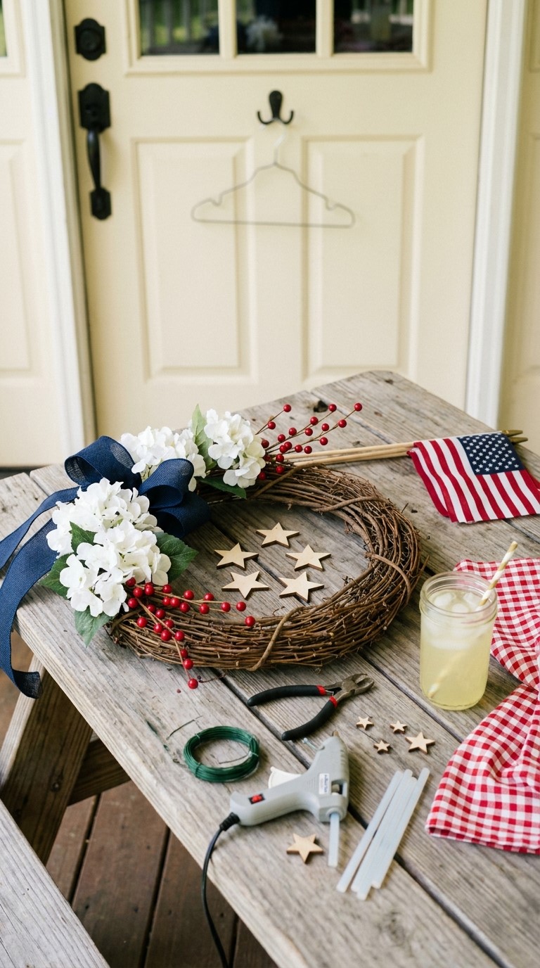 4th of July Wreath DIY