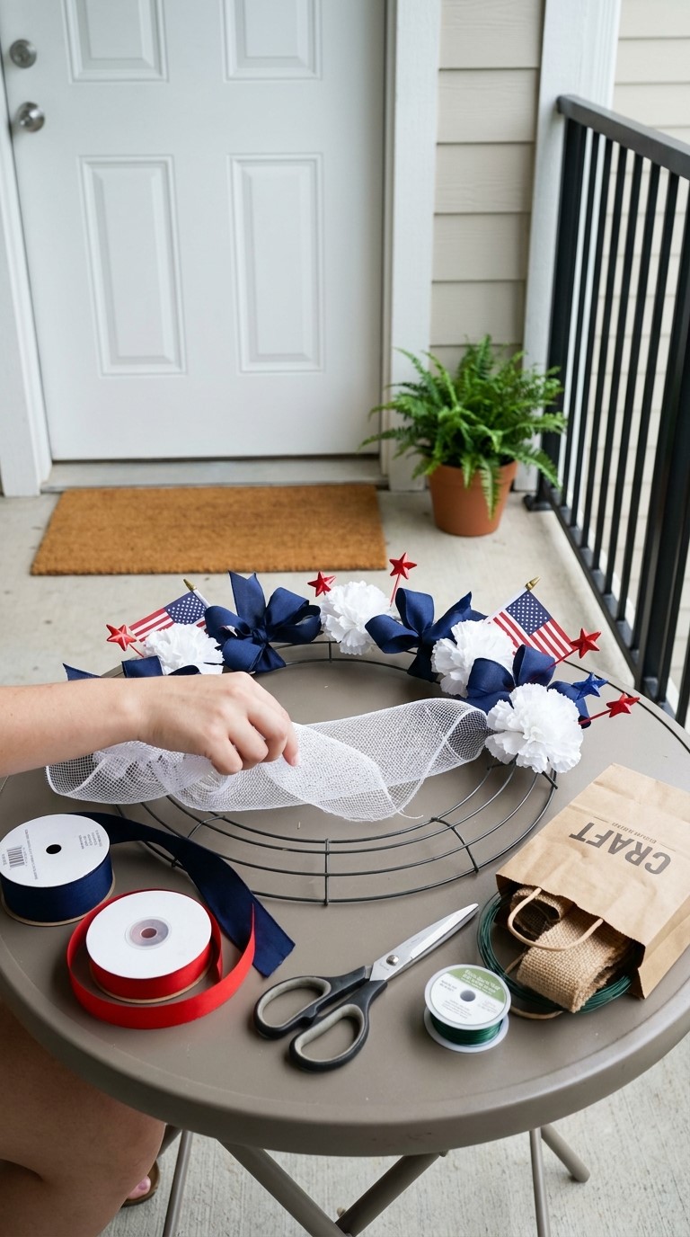 Patriotic Wreath Ideas on a Budget