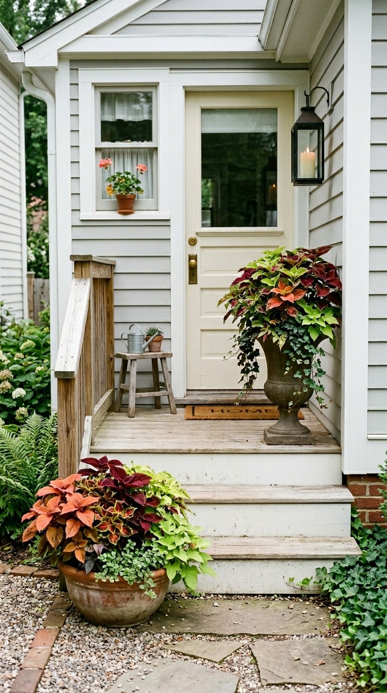 Coleus Pot Ideas for Porches, Steps and Small Patios